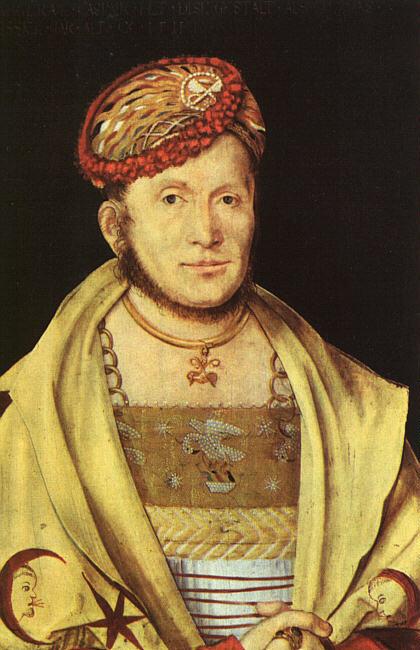 Hans Suss von Kulmbach Portrait of the Margrave Casimir of Brandenburg Sweden oil painting art